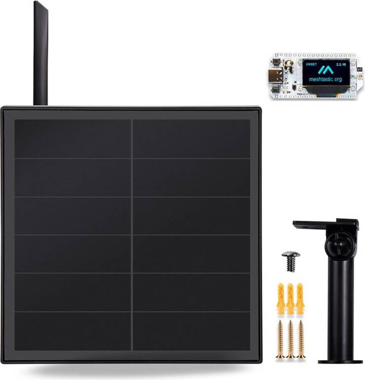 8W Meshtastic Solar Panel Heltec V3 LoRa Node