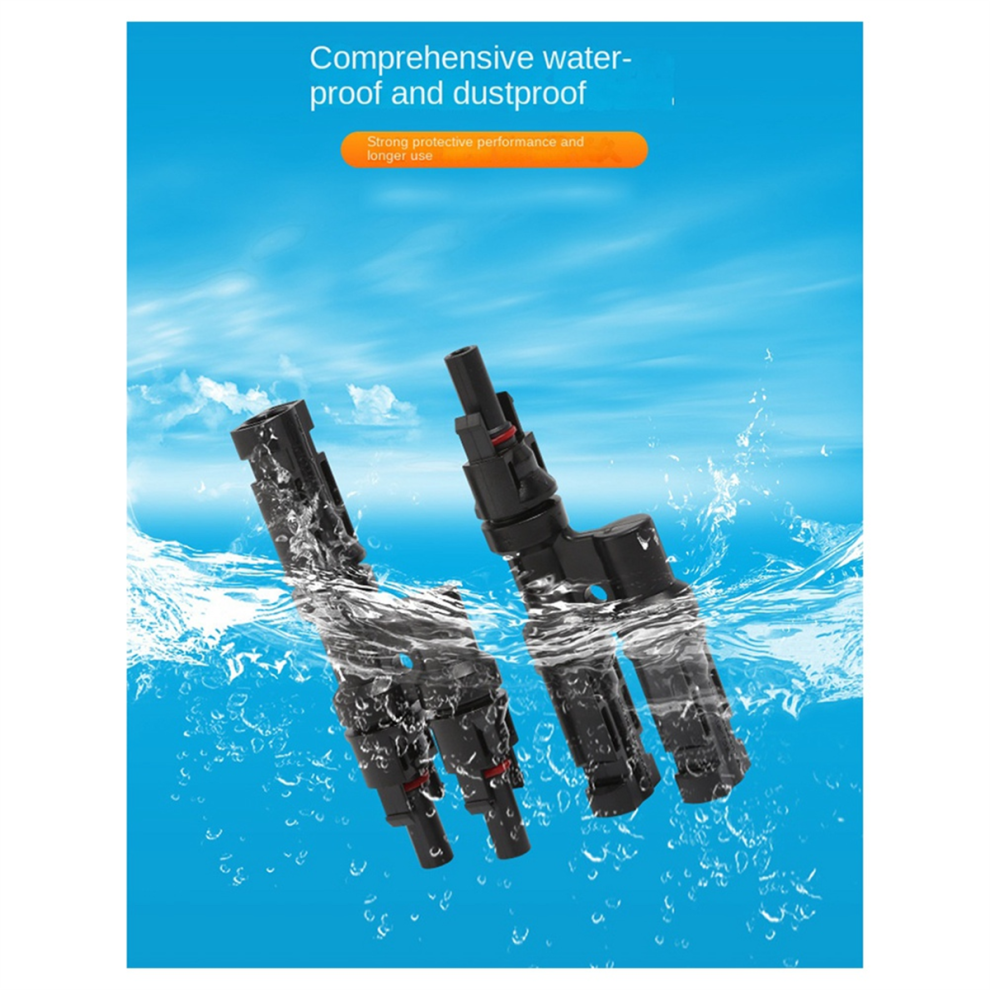 Torribaly Solar Photovoltaic Connector T-Type Three-Way Panel Module