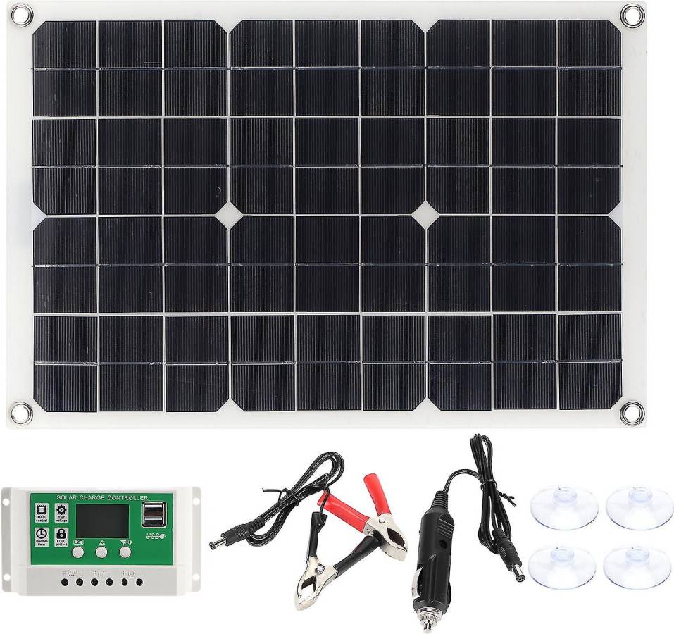 20W Solar Panel Kit Monocrystalline Photovoltaic Controller