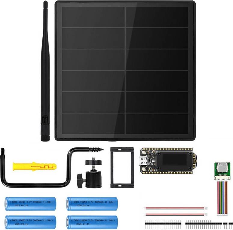 5W Solar LoRa Node Kit Meshtastic MeshCore