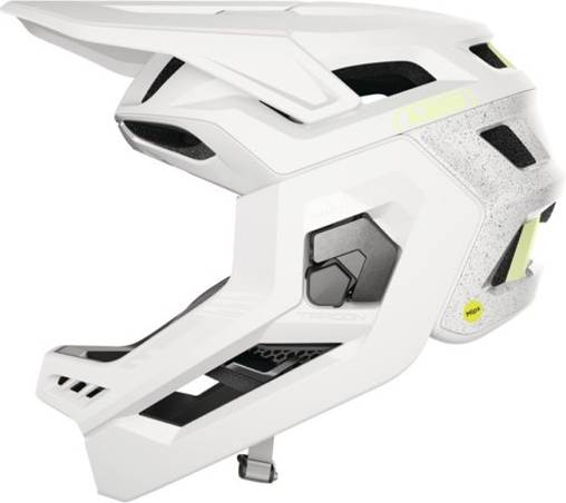 ABUS Targon MIPS F-Face MTB Helmet Removable Chin Guard Lemon Wht