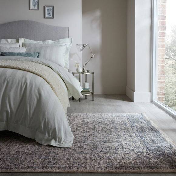 Dunelm Remy Traditional Floral Rug Multicolour