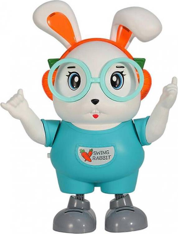 Electric Dancing Rabbit Toy with Light