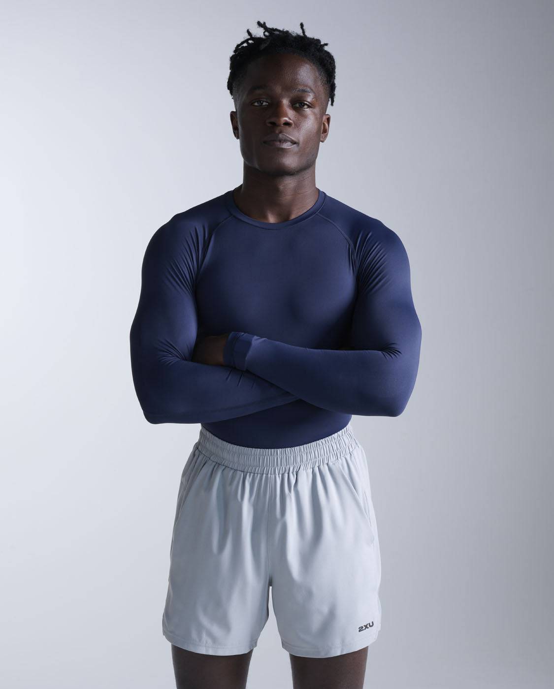 2XU Core Compression Long Sleeve - Navy/Navy