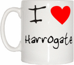 TeeTreeDesigns I Love Heart Harrogate Mug Cup