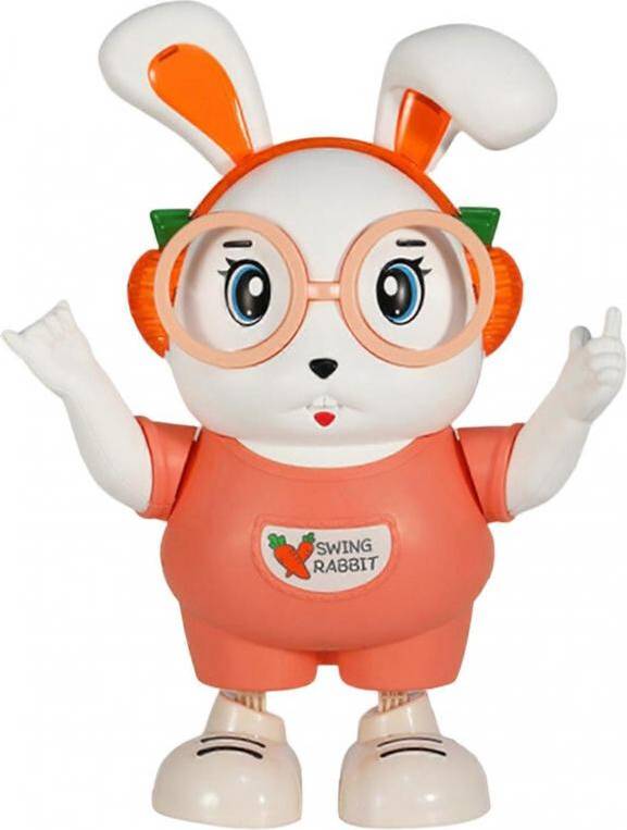 Electric Dancing Rabbit Toy with Light