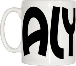 TeeTreeDesigns Alysha Name Mug Cup