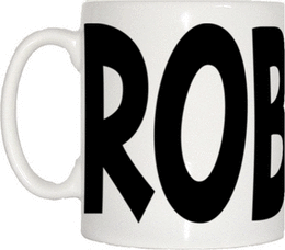 TeeTreeDesigns Robson Name Mug Cup