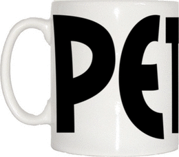 TeeTreeDesigns Petra Name Mug Cup