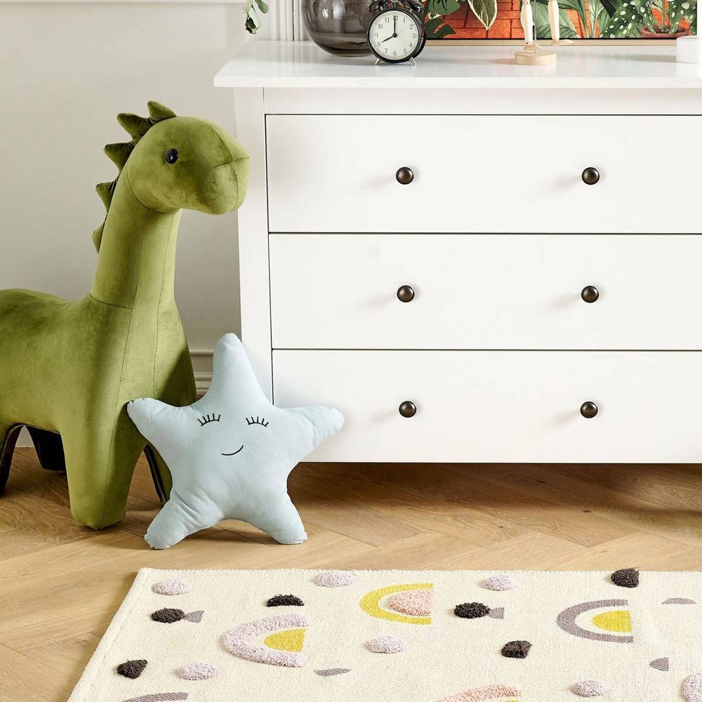 Rainbow Multicolor Kids Area Rug