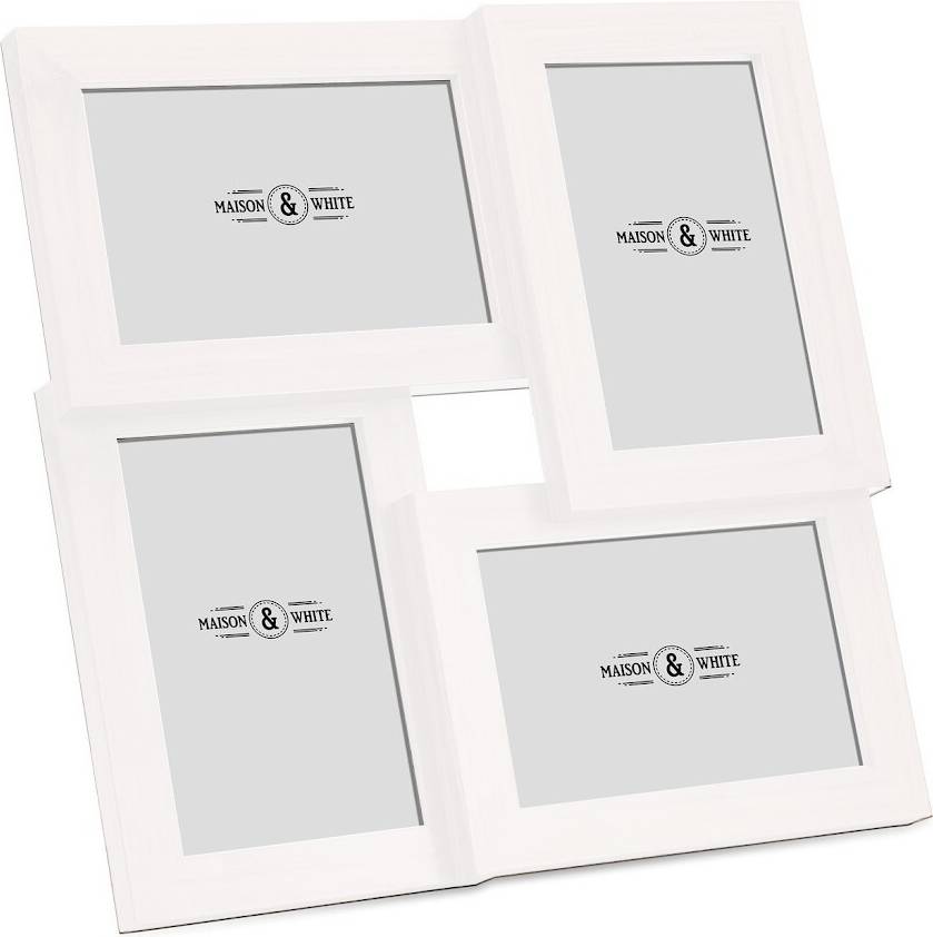 White 6x4 Aperture Multi Picture Photo Frame