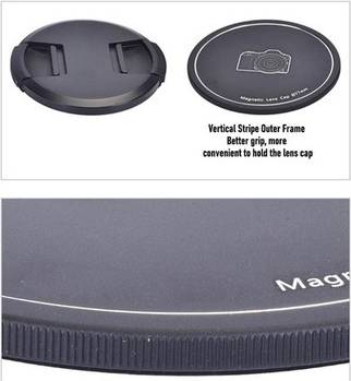 Camera Cover Magnet Thread Mounting Front Lens Cap