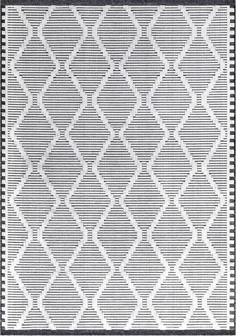 Ebern Designs Aztec Area Rug Machine Black