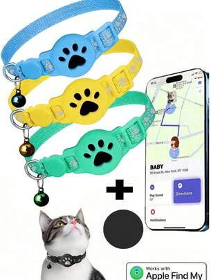 Shein Adjustable Reflective Cat Collar 7-9 Inch