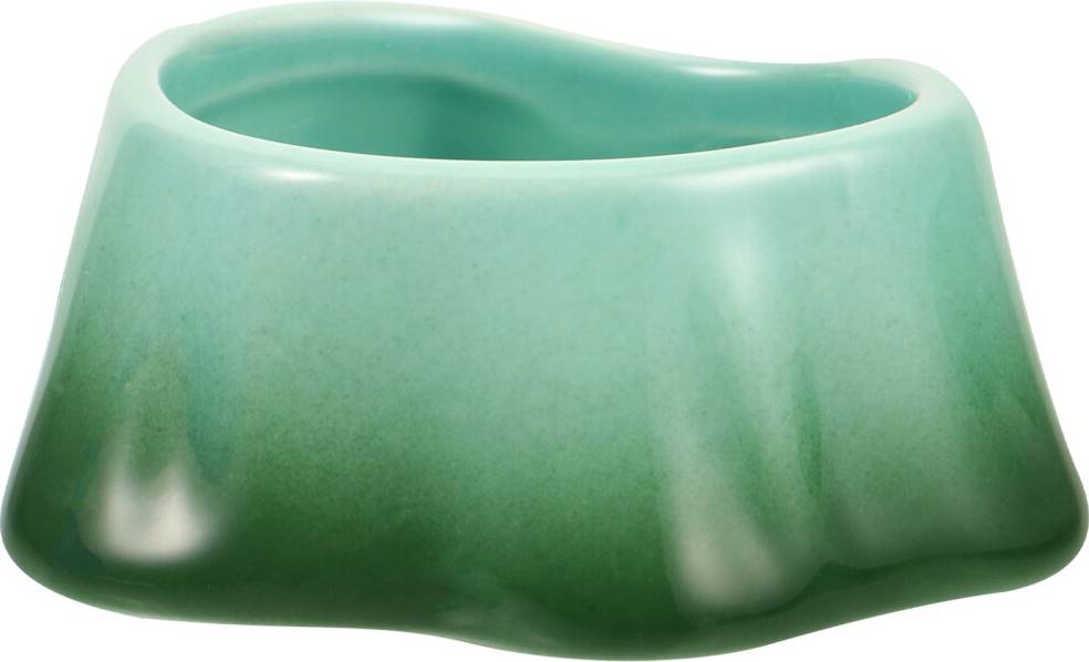 Solustre 2Pcs Ceramic Hamster Food Bowl Assorted Color