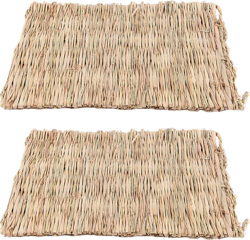 Ohphcall 4Pcs Hamster Pads Beige Nest Rabbit Mat