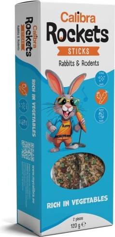 Calibra Rockets Sticks Rabbits Rodents Vegetables