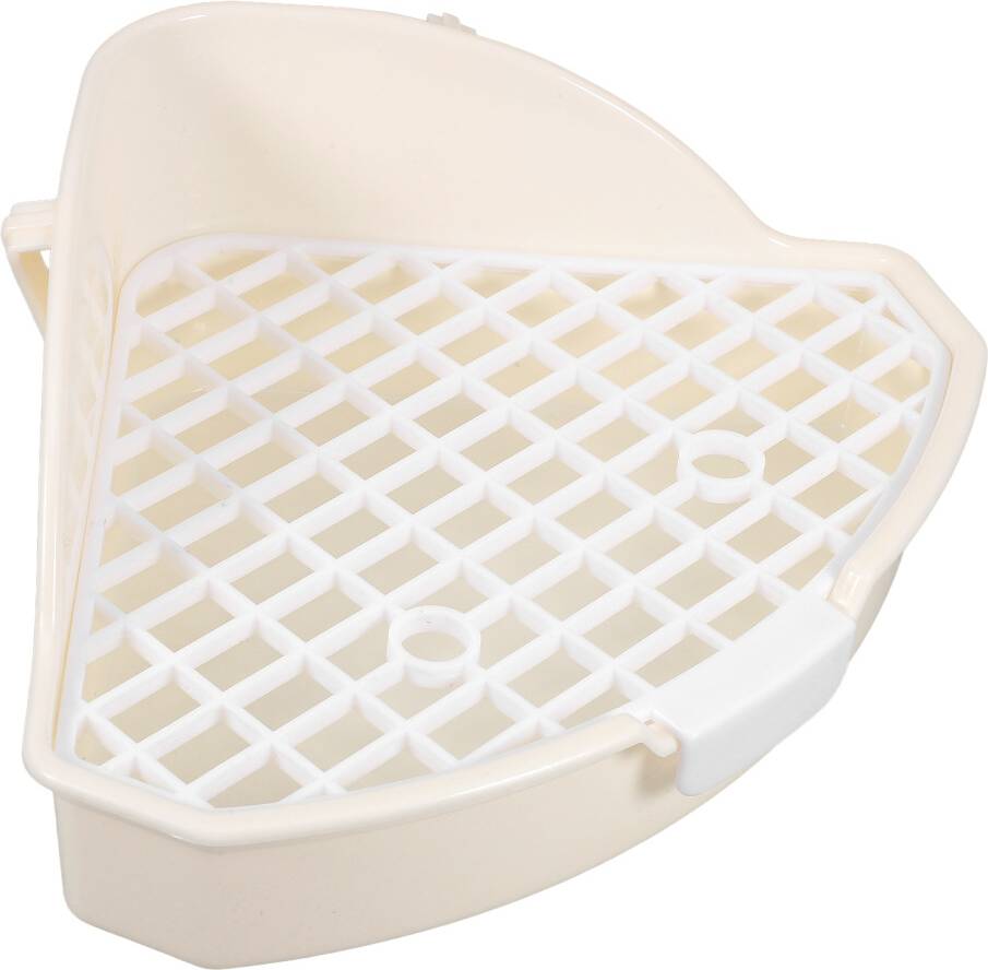 Ohphcall Rabbit Triangle Litter Box Corner Tray