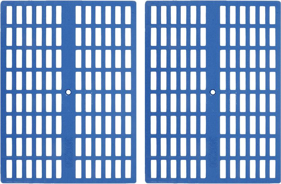 VILLCASE 8Pcs Blue ABS Rabbit Cage Mat