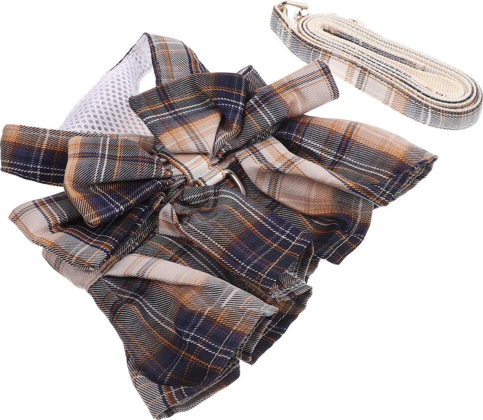 Artibetter 3Pcs Bow Design Rabbit Leash Harness Kit