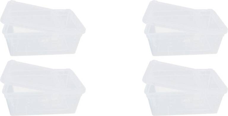 Totority 4Pcs Convenient White Insects Breeding Box