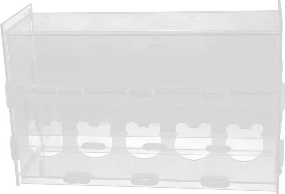 Ohphcall 3Pcs Transparent Rutin Chicken Feeder