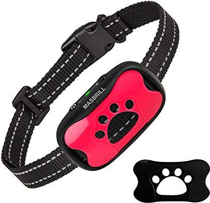 Anti Bark Collars Rechargeable Red