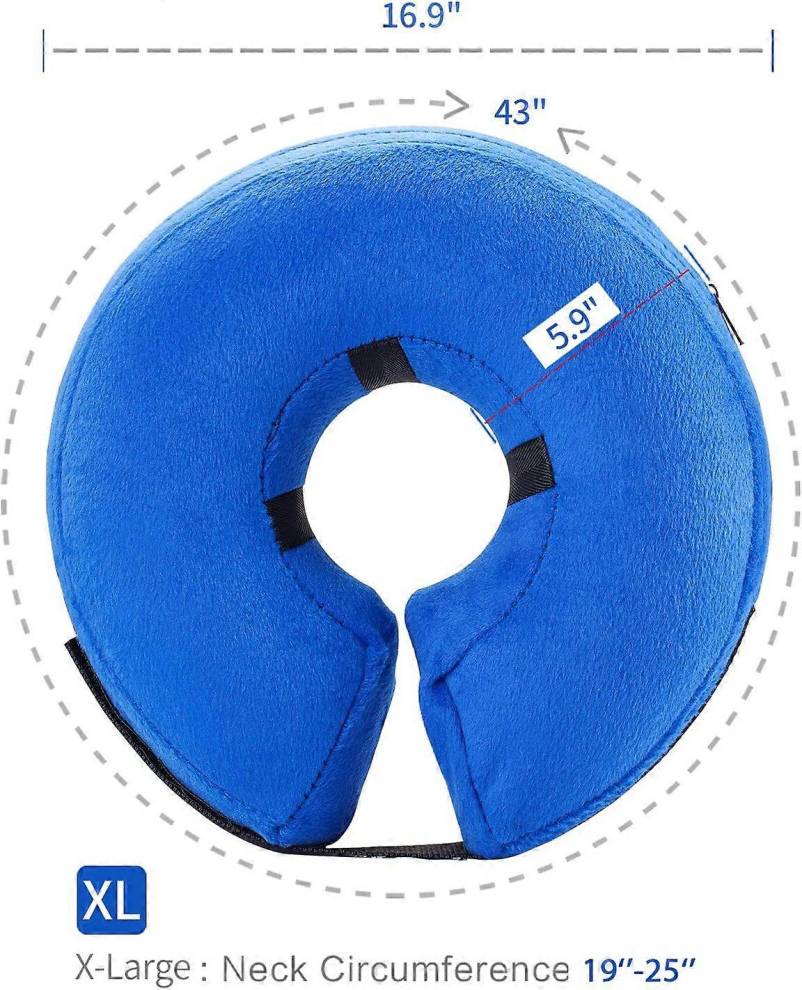 Protective Inflatable Collar For Dogs And Cats