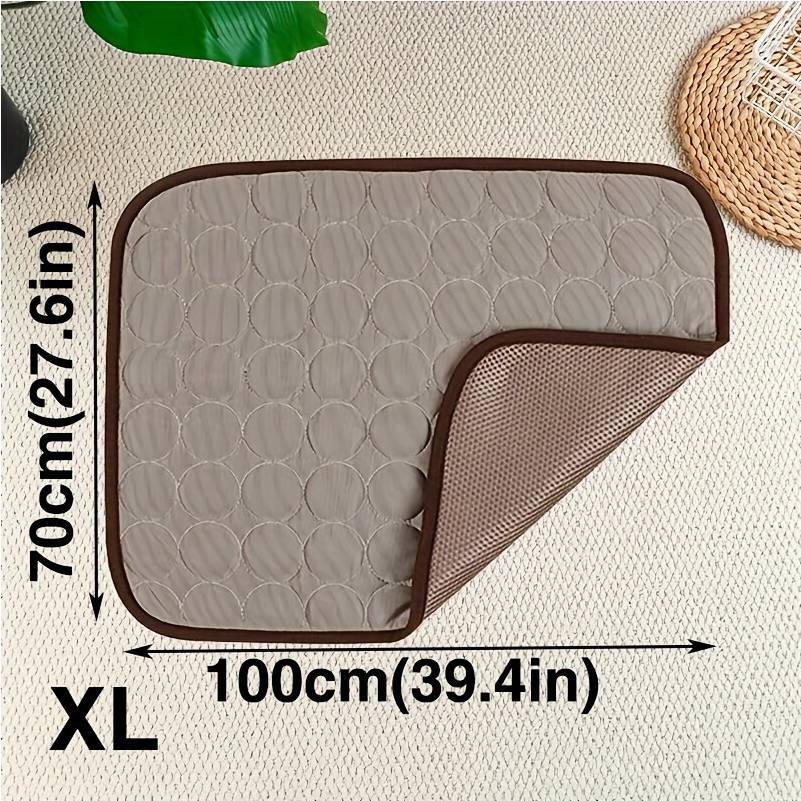 SRJ STAR Rectangular Cooling Mat Bottom Mesh Breathable Fabric