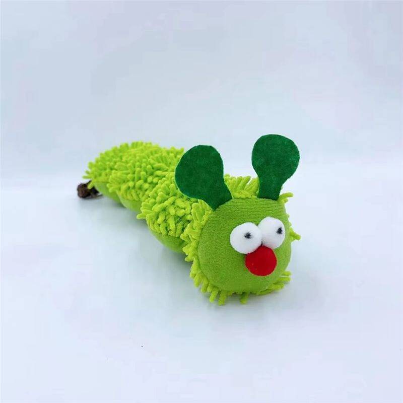 Spactz Cartoon Insect Shape Plush Cat Toy