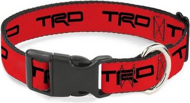 Plastic Clip Collar Racing Development Trd Logo Red Black