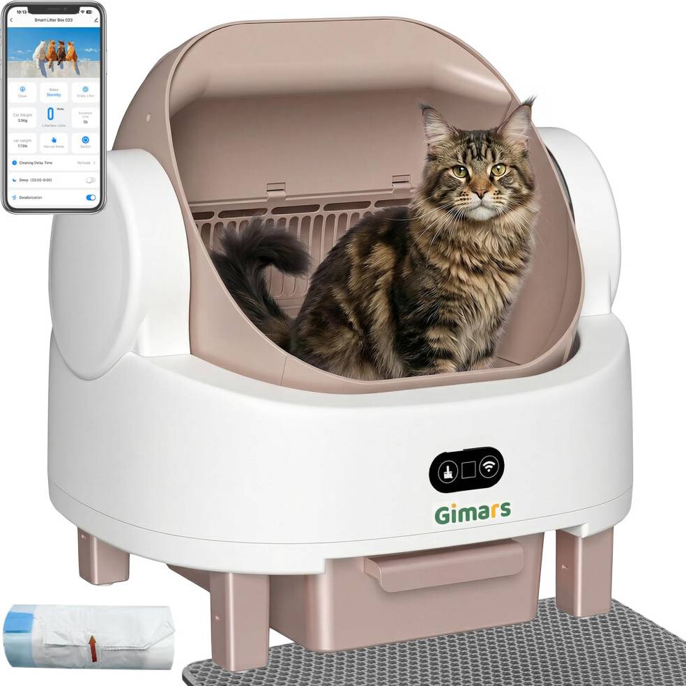 Automatic cat litter box Open Top Design Automatic Cat Litter Box