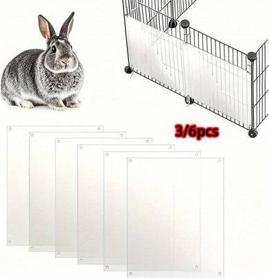 Shein Pet Cage Liner Protection Rabbit 3 6pcs