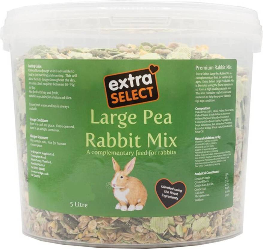 Extra Select Premium Large Pea Rabbit Mix Peaflakes