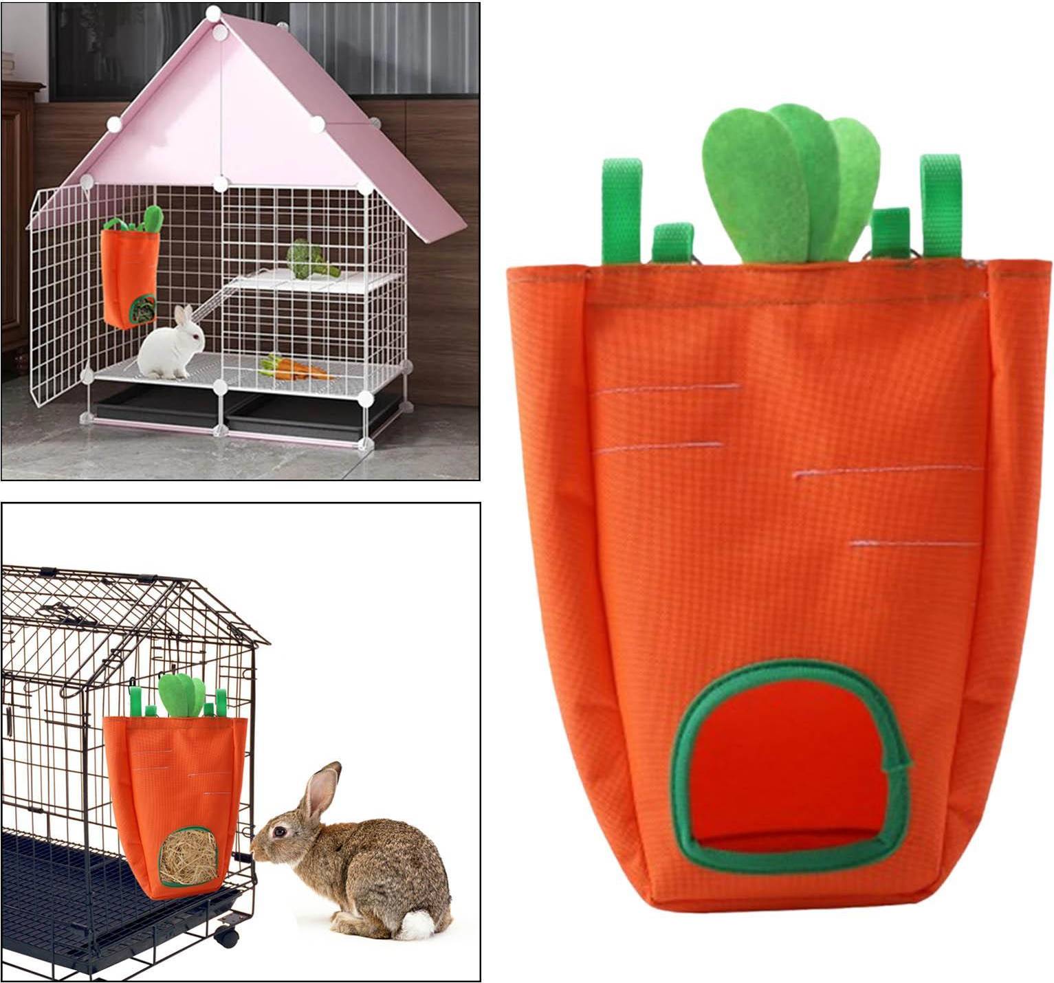 Durable Rabbit Hay Feeder Hanging Pouch