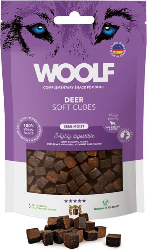 Woolf Soft Cubes Complementary Snacks for Dogs