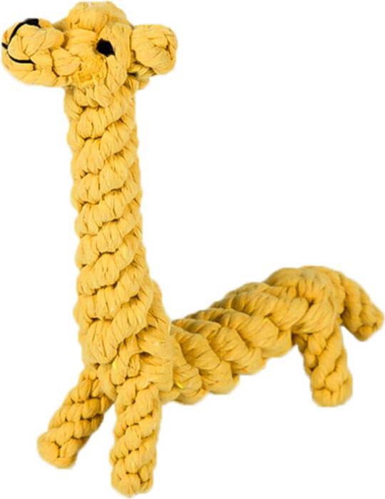 Inoomp Dog Toy Giraffe Cotton Rope