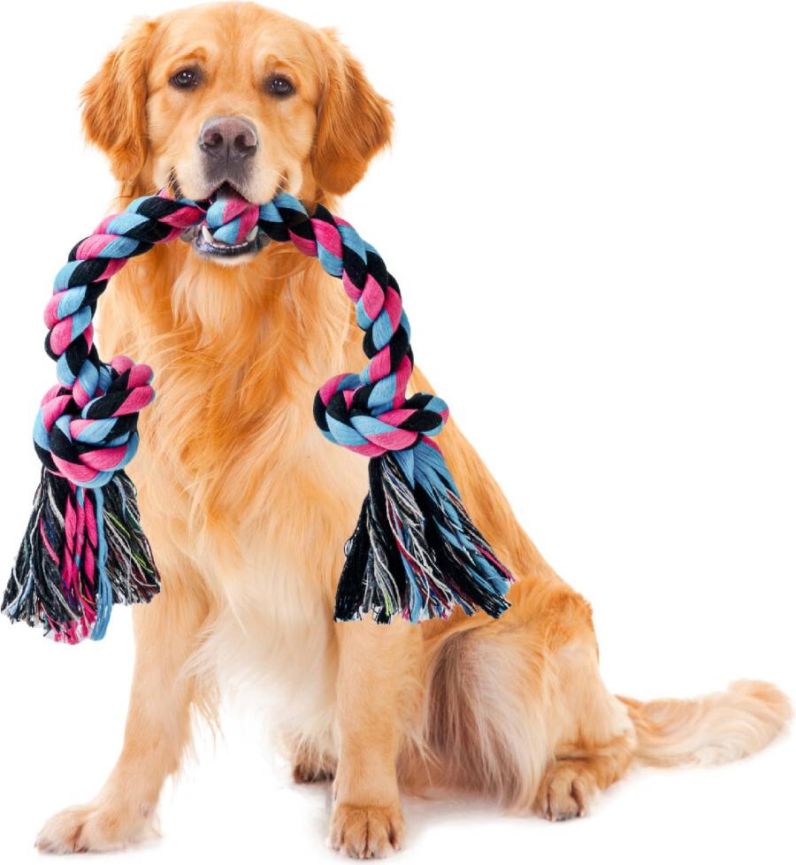 Sharlovy Dog Rope Toy for Large Dogs