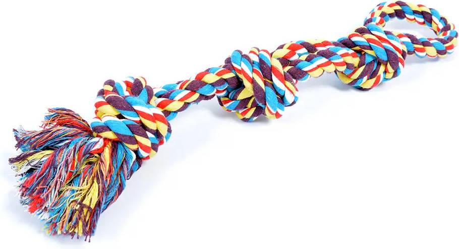 Duvo+ Dog Rope With Bow Multicolore