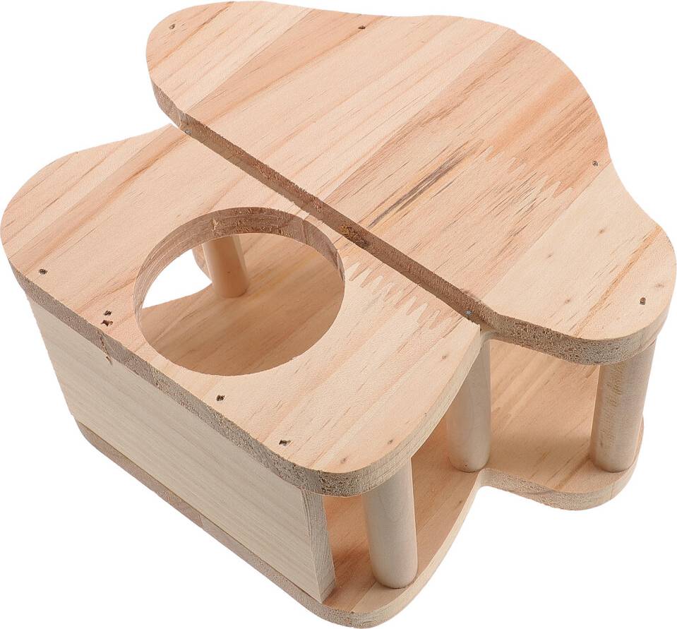 ABOOFAN 2Pcs Wooden Rabbit Hay Rack for Bunny Cage