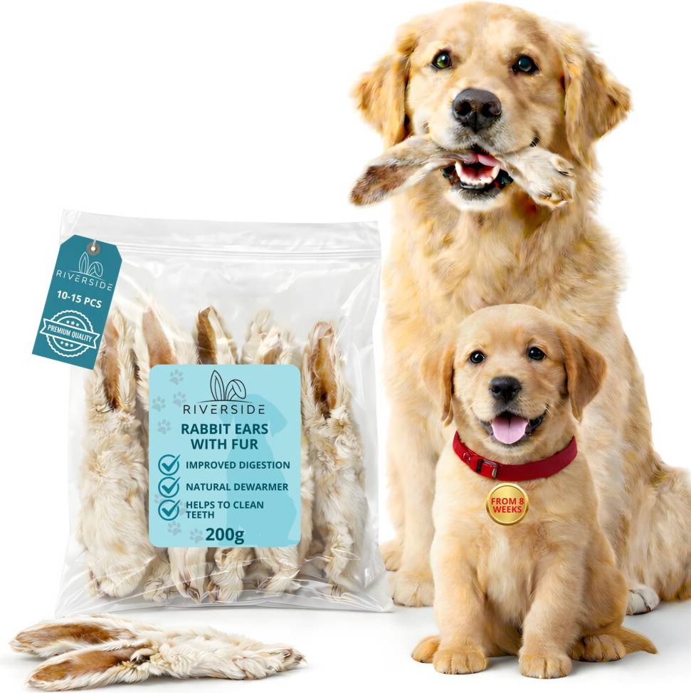 Riverside Rabbit Ears Fur Dogs 200g