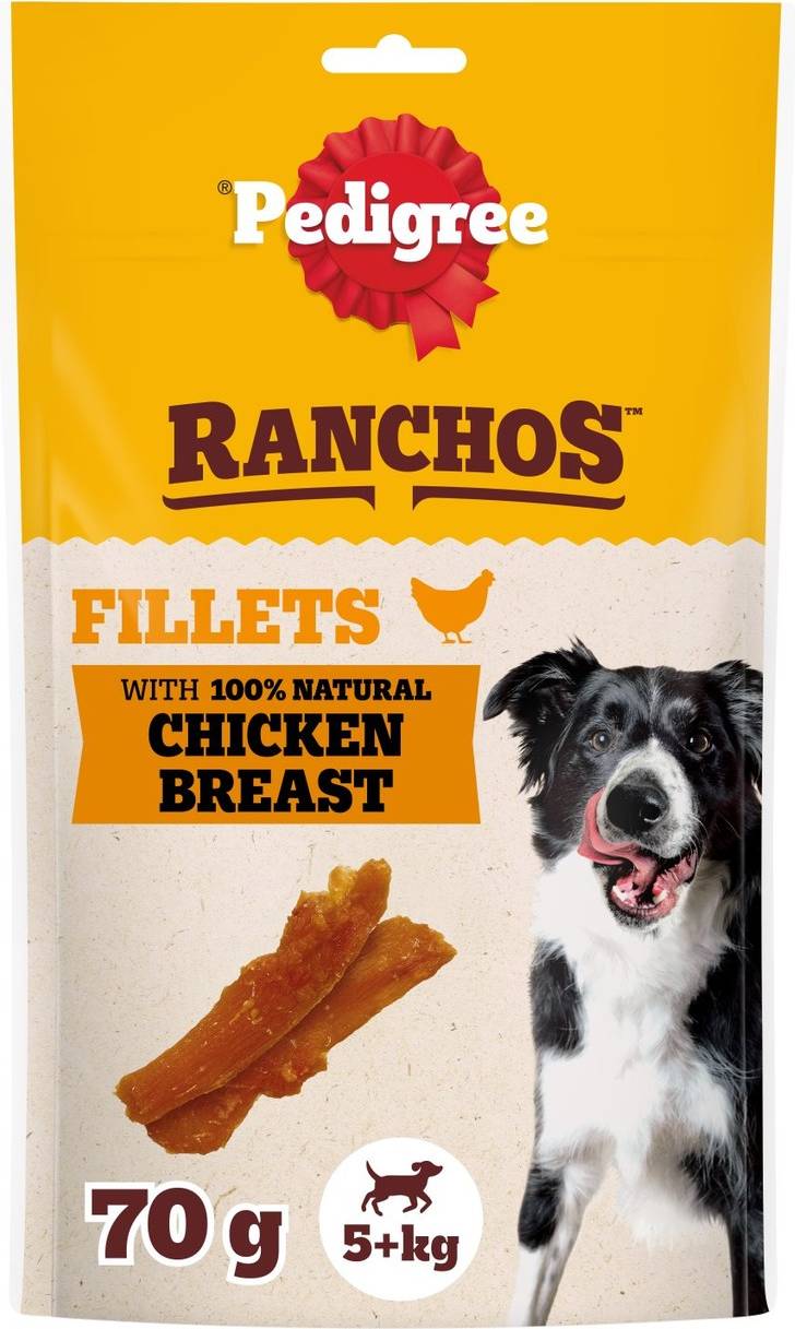 Pedigree Ranchos Fillets With Chicken 70g