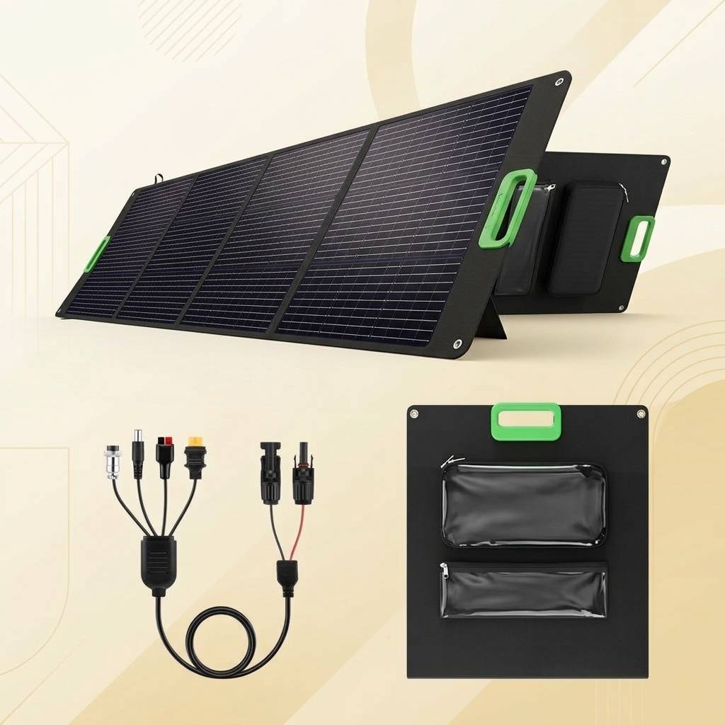 Solar panel kit 200W Portable Solar Panel Kit Foldable Charger