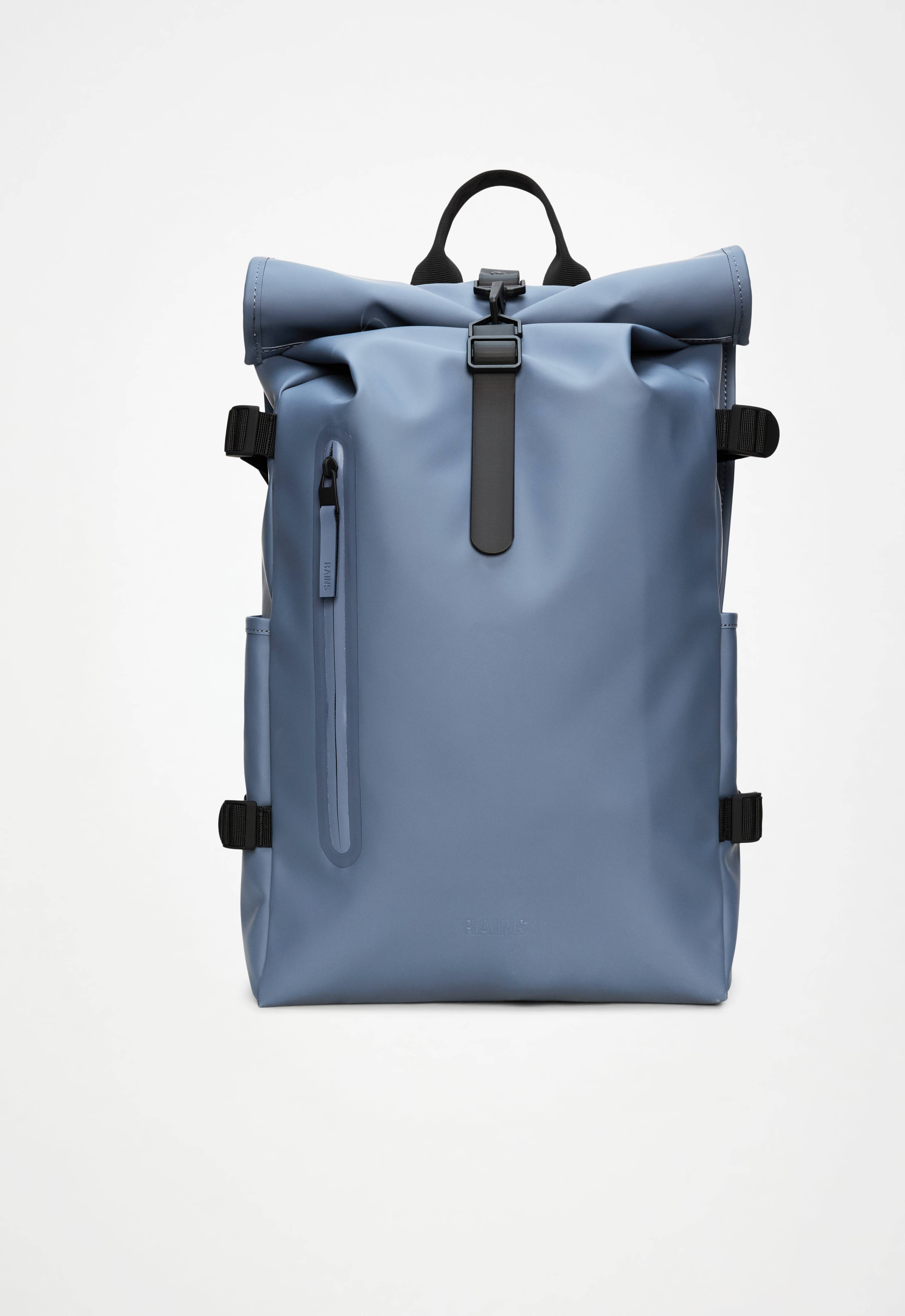 Rains Rolltop Rucksack Large Rygsæk - Blue Dusk