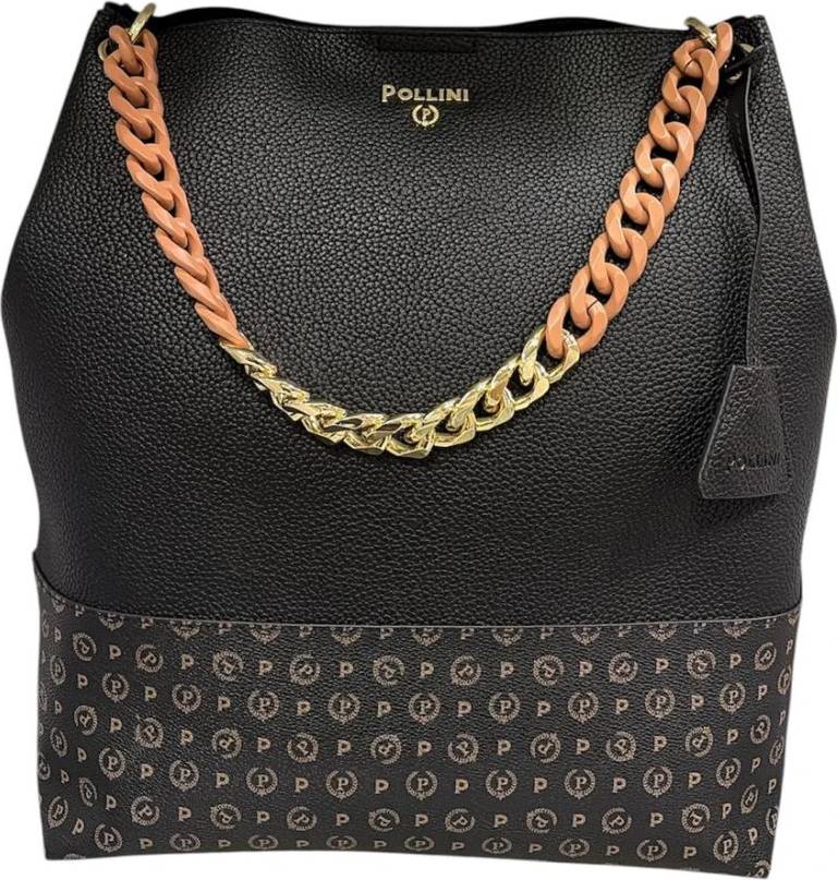 Pollini Bucket Bags Uld - Sort