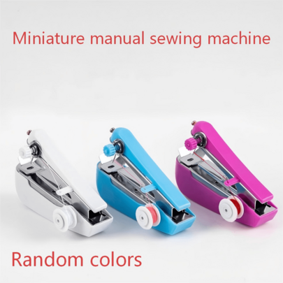 Portable sewing machine Shein 13pcs Portable Mini Sewing Machine Kit