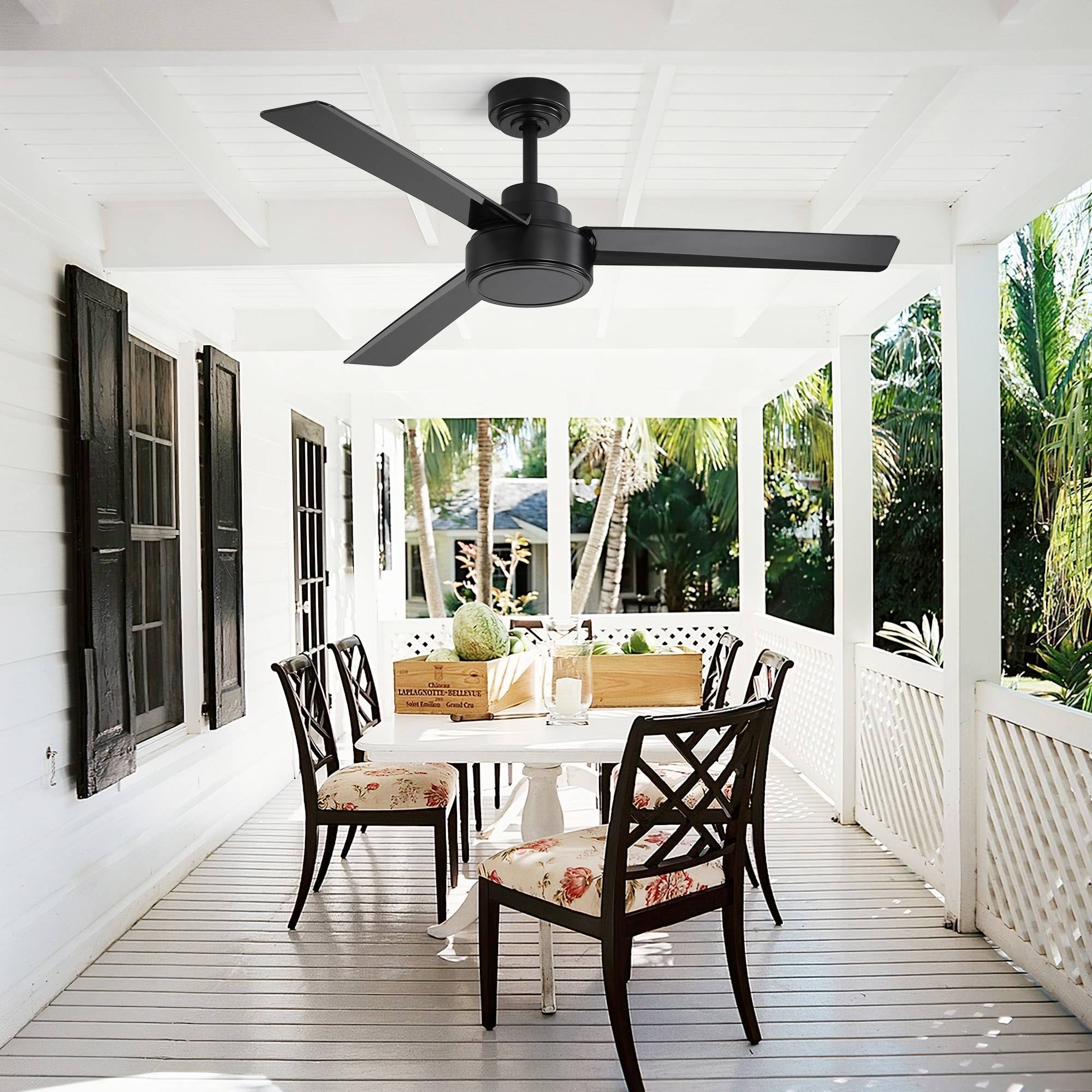 Modern ceiling fans GDFSTUDIO 52 Inch Modern Ceiling Fan ABS Blade