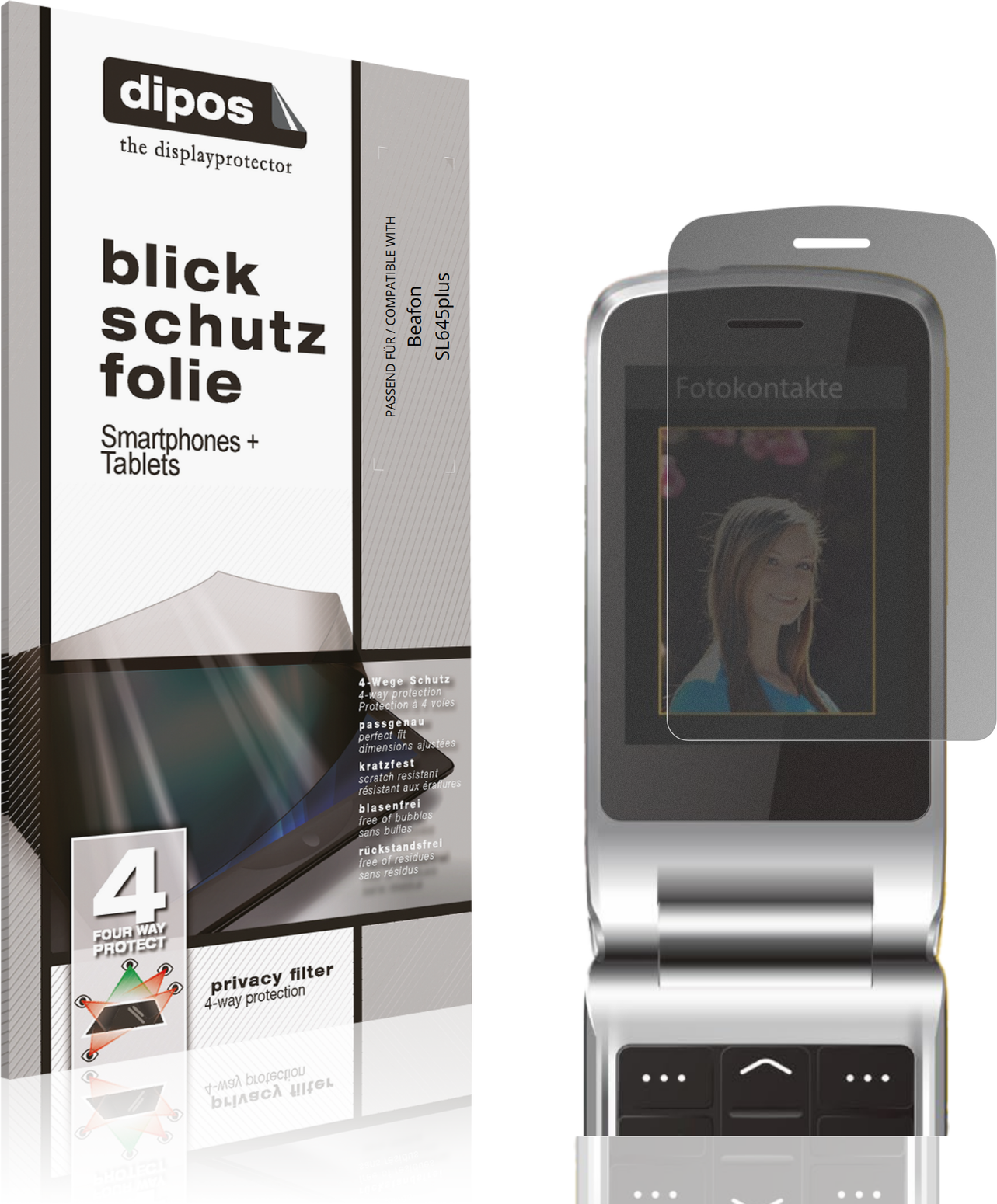 Dipos Beafon SL645Plus 4-Way Screen Protector