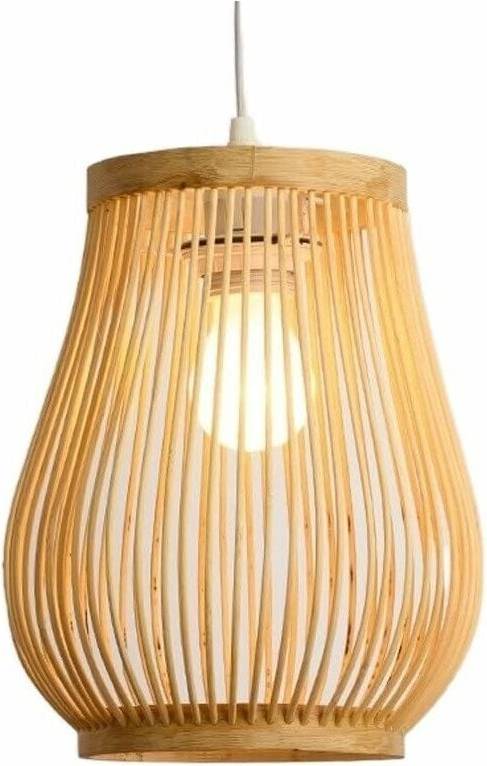 Rattan pendant light Boho Hanging Light Rattan Pendant Lamp