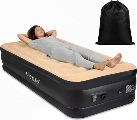 Denny International Single High Raised Inflatable Airbed